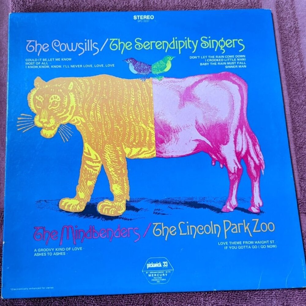 REDUCED Vintage Multi-Group Singers/Various Artists Vinyl LP c 1969